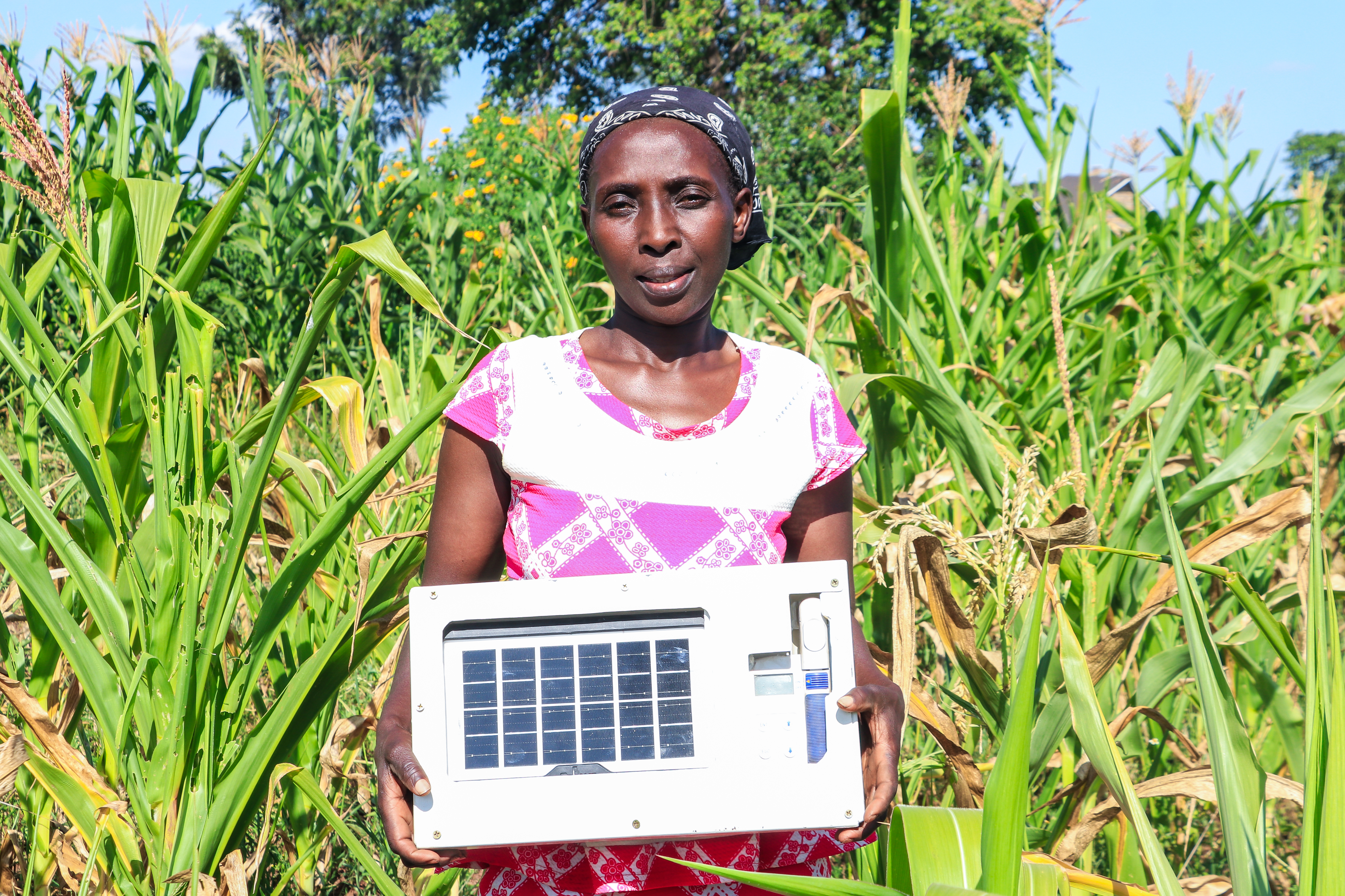Farmer using CropScan